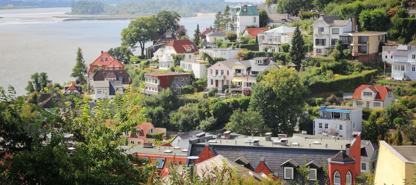 Luxusvillen in Hamburg Blankenese, Treppenviertel