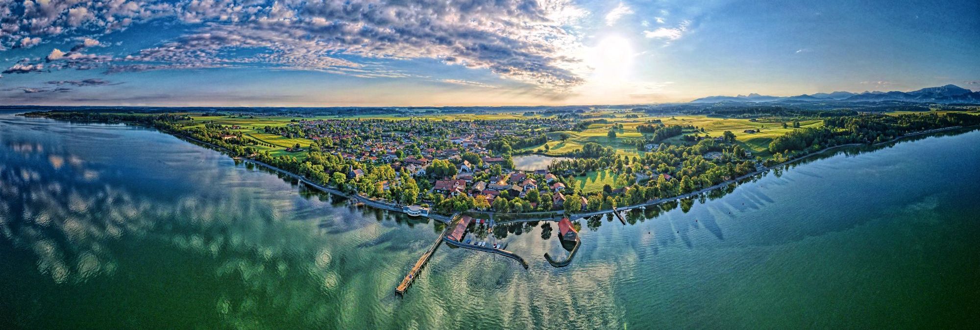 Chiemgau Region: Panoramabild