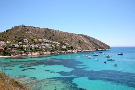 Holiday region in Costa Blanca with sea view