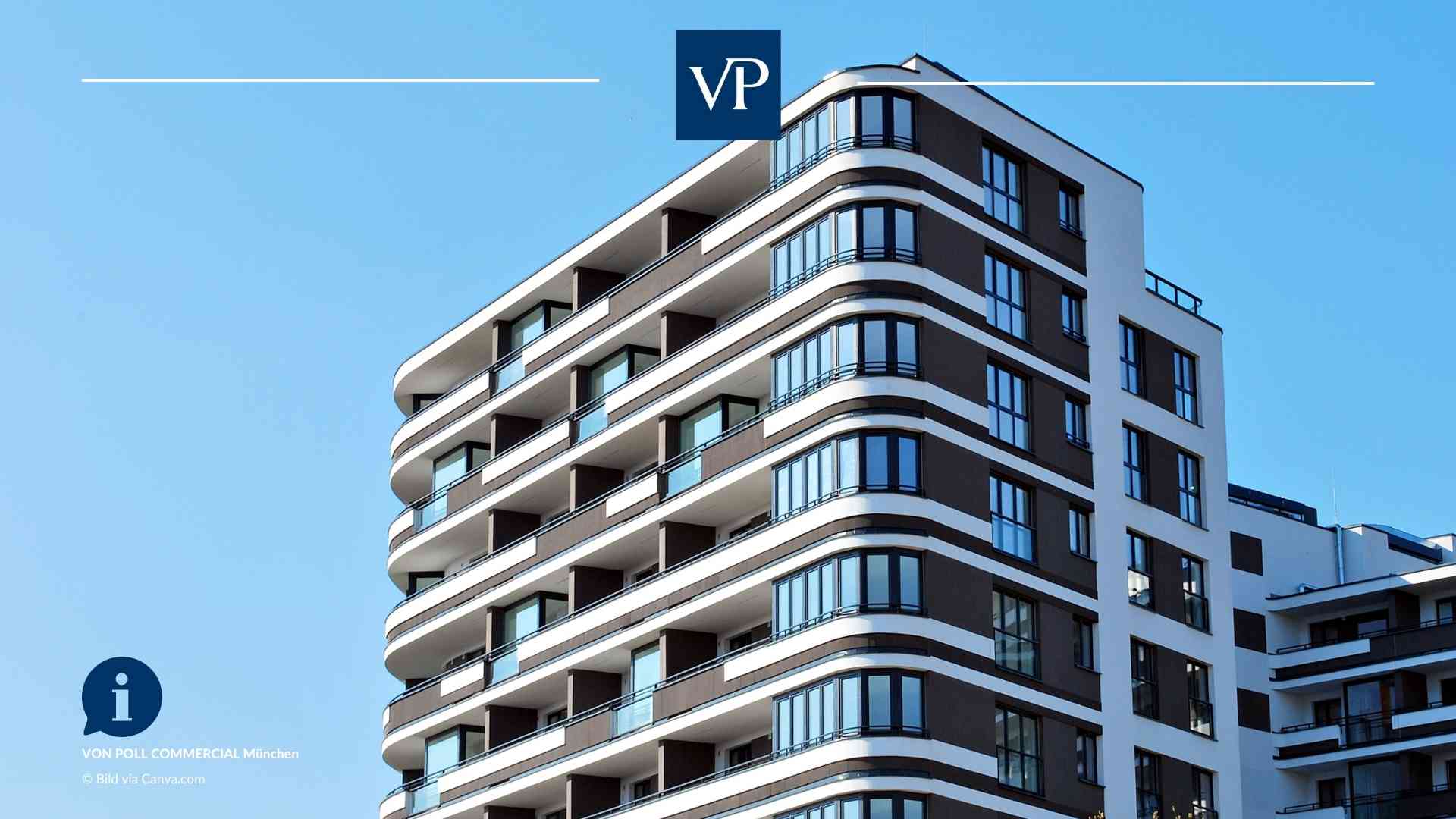 Modern apartment buildings in Dachau - VON POLL COMMERCIAL Munich