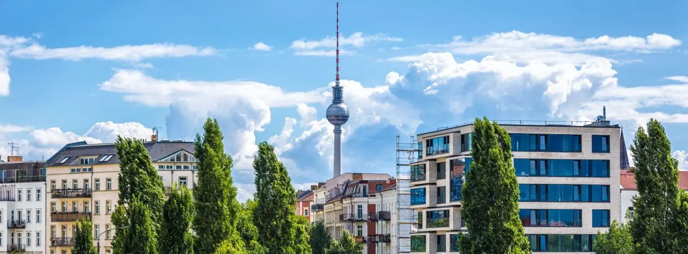Blick auf den Berliner Fernsehturm