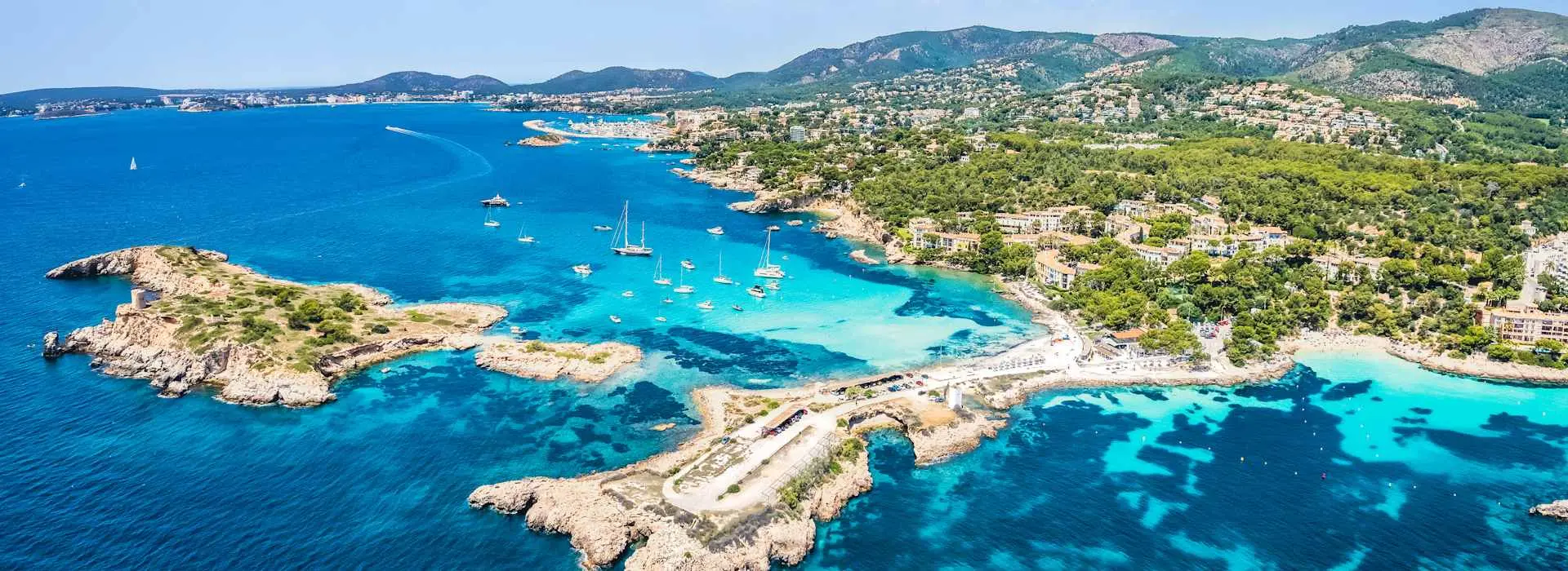 Blick auf Mallorca von oben